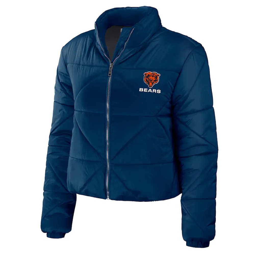 Women Chicago Bears Puffer Cropped Jacket 1 1 womens-chicago-bears-cropped-puffer-jacket